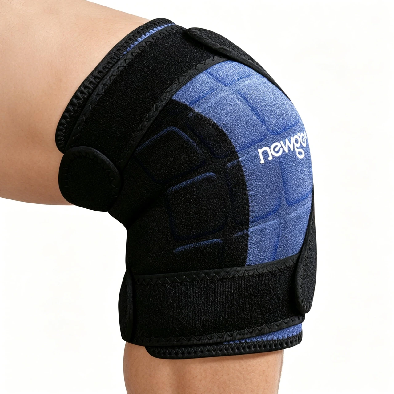 360° Knee Ice Wrap, 60-Min Cold Therapy with Ice Grid
