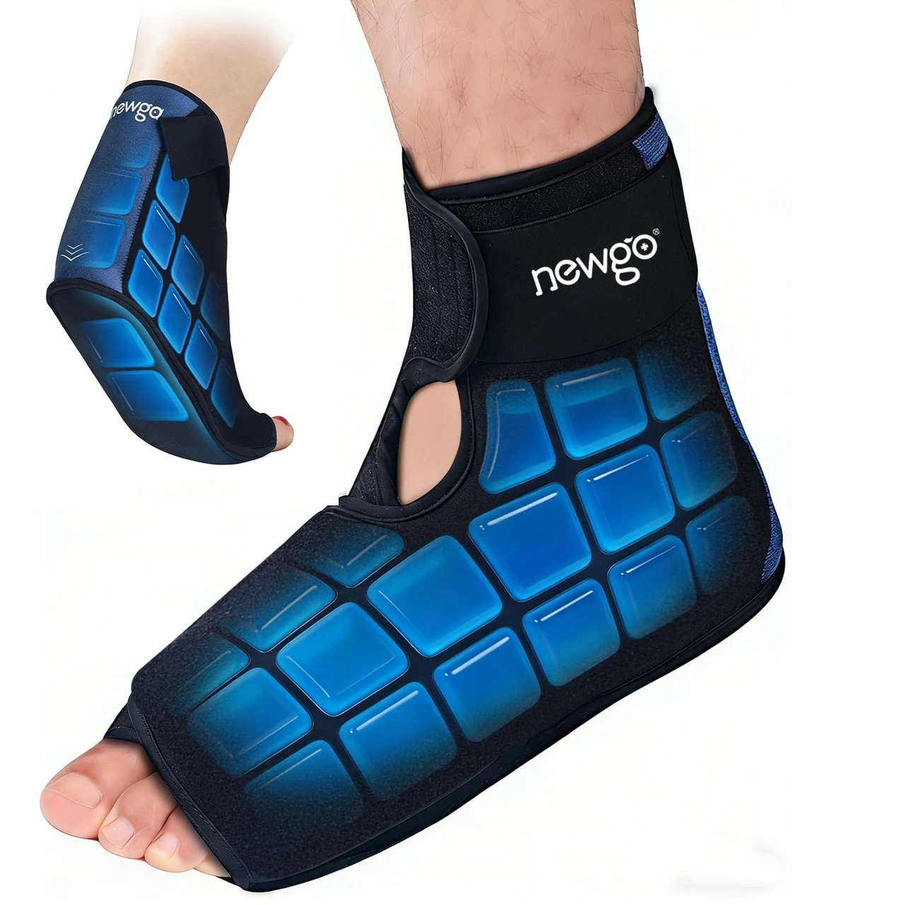 Foot Ice Wrap, 60-Min Cold Therapy for Heel Pain & Plantar Fasciitis