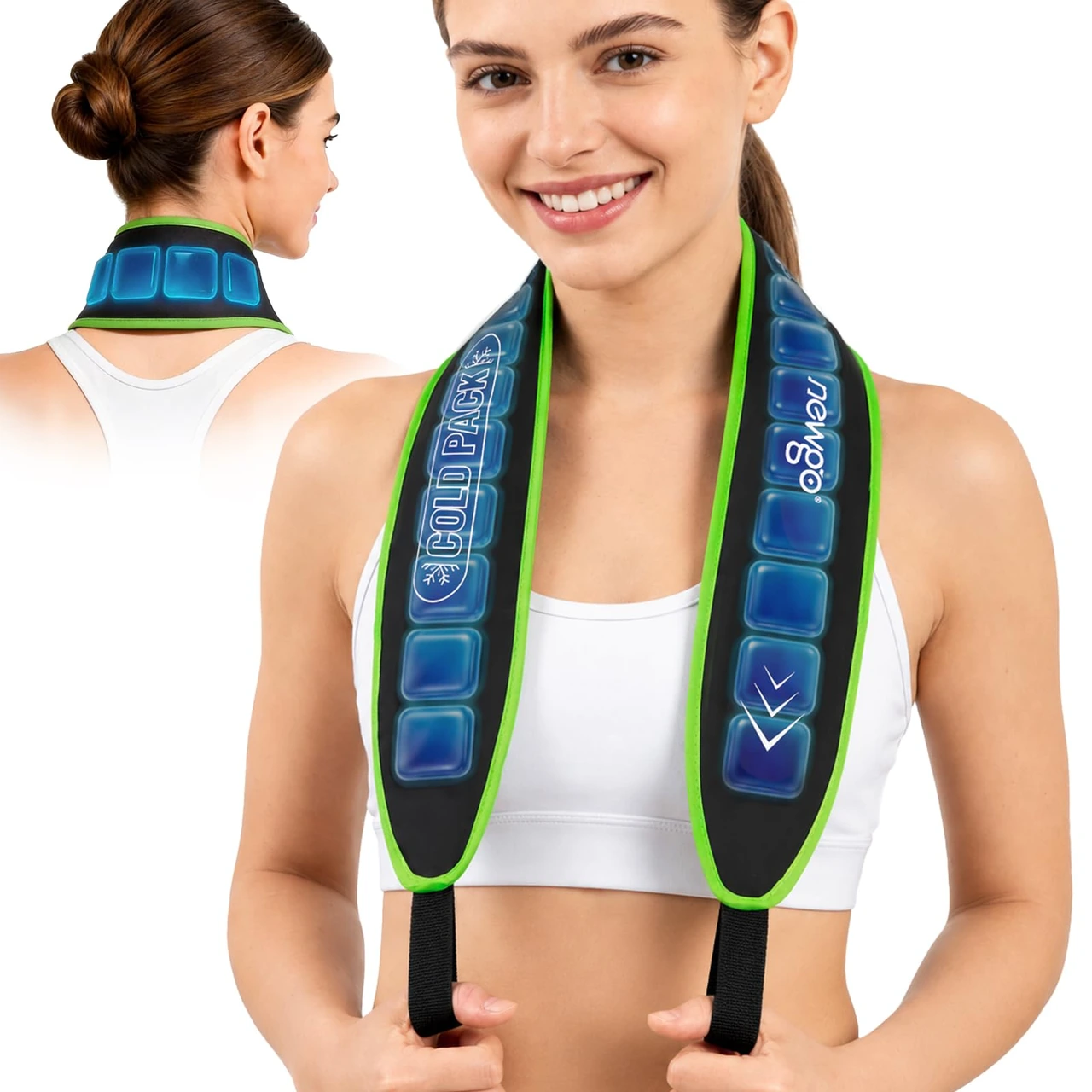 Neck Ice Wrap – 45-Min Cooling Relief for Pain & Hot Flashes